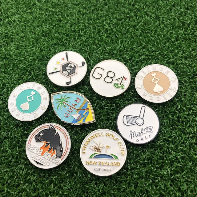 Premium Custom Golf Ball Marker – Magnetic Metal Coin with Personalized Logo