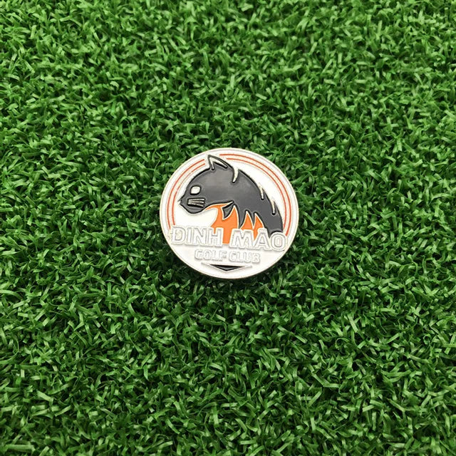 Premium Custom Golf Ball Marker – Magnetic Metal Coin with Personalized Logo