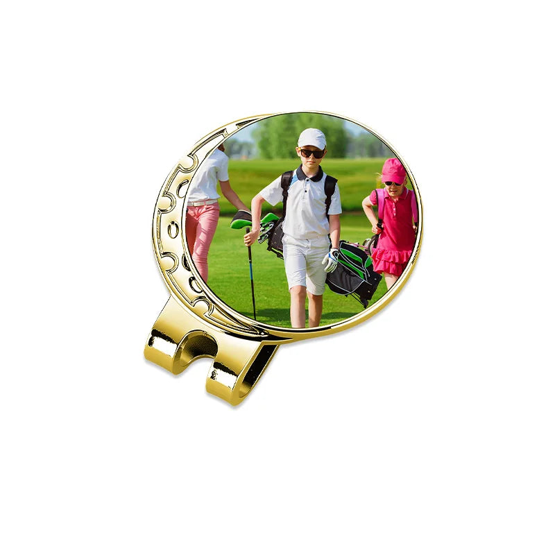 Golf Ball Marker with Magnetic Hat Clip