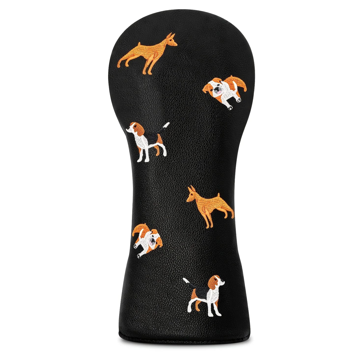 Little Dog Golf Club Headcovers – Driver, Fairway & Hybrid Protective Covers (1pc / 3pcs Set)