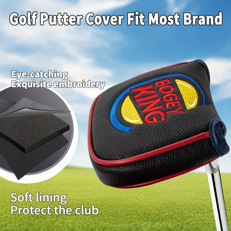 KING Golf Club Headcover – Heavy-Duty Magnetic Closure Driver/Fairway Protection Cover