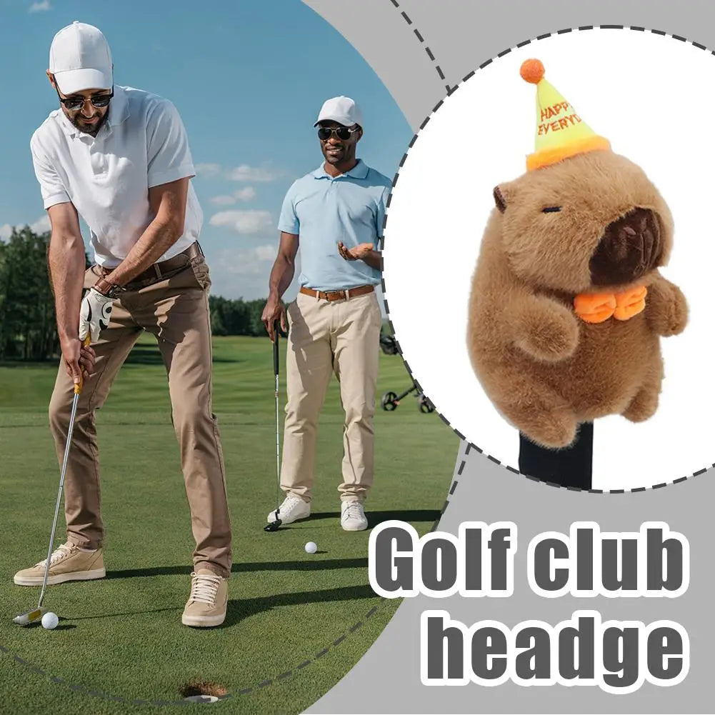 Plush Animal Golf Club Headcover – Cute Cartoon Driver/Fairway Wood Protective Sleeve (No. 3 & No. 5)