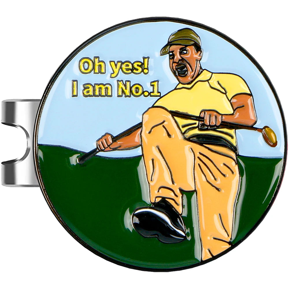 Magnetic Golf Ball Marker with Hat Clip – 25mm Metal Marker, Multiple Styles