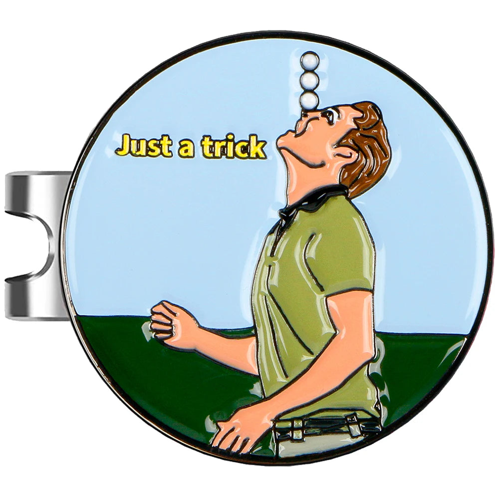 Magnetic Golf Ball Marker with Hat Clip – 25mm Metal Marker, Multiple Styles