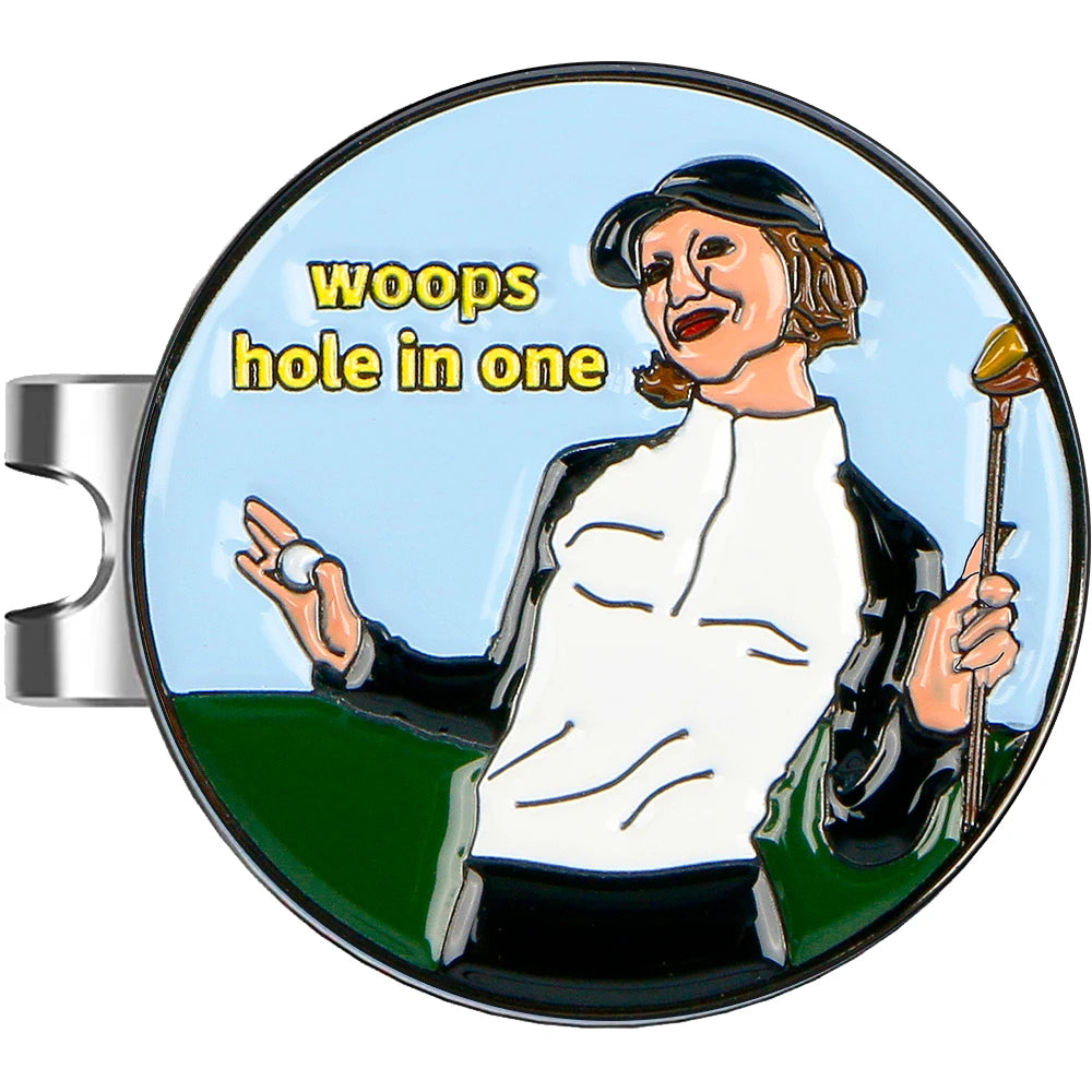 Magnetic Golf Ball Marker with Hat Clip – 25mm Metal Marker, Multiple Styles