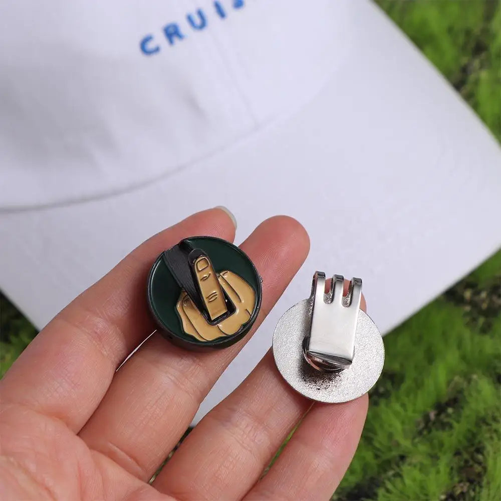 Funny Middle Finger Golf Ball Marker