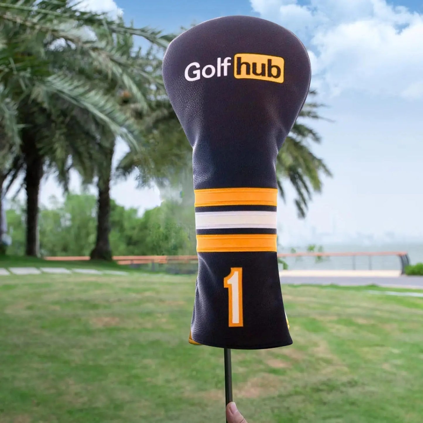 Funny Golf Driver Headcover – Premium PU Leather Embroidered Golf Club Cover