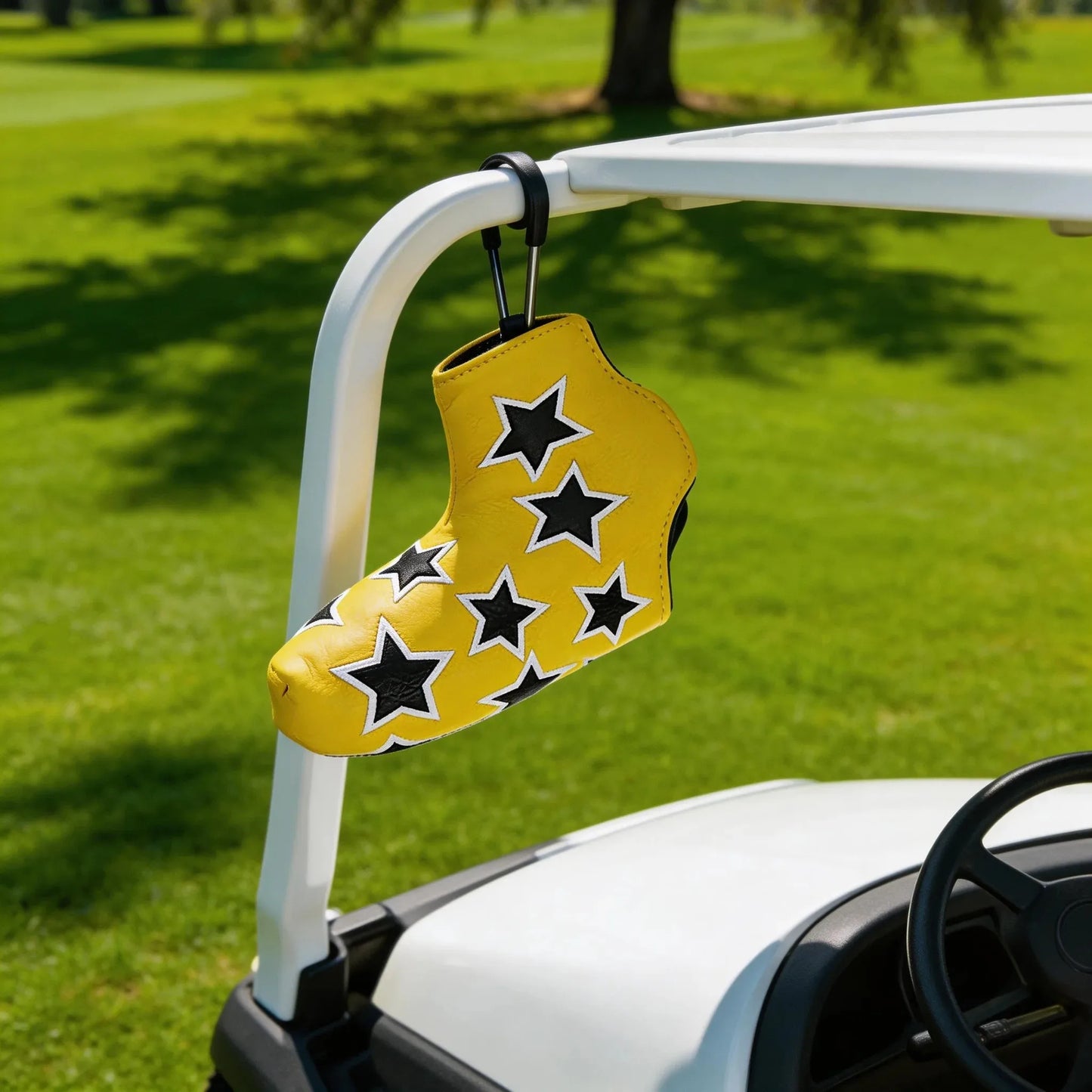 USA Flag Magnetic Golf Putter Headcover – Premium Leather Blade Cover (Compatible with Scotty Cameron, TaylorMade, Ping)