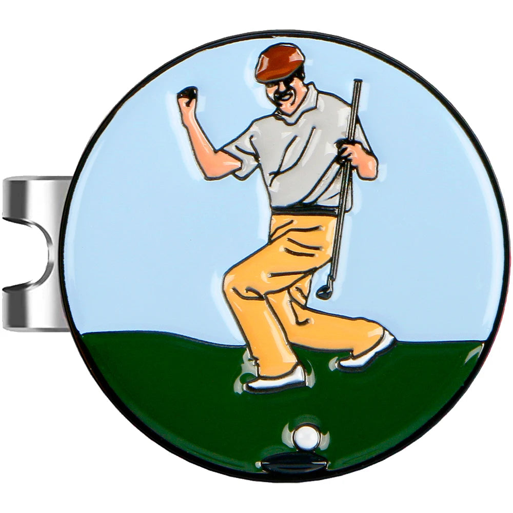 Magnetic Golf Ball Marker with Hat Clip – 25mm Metal Marker, Multiple Styles