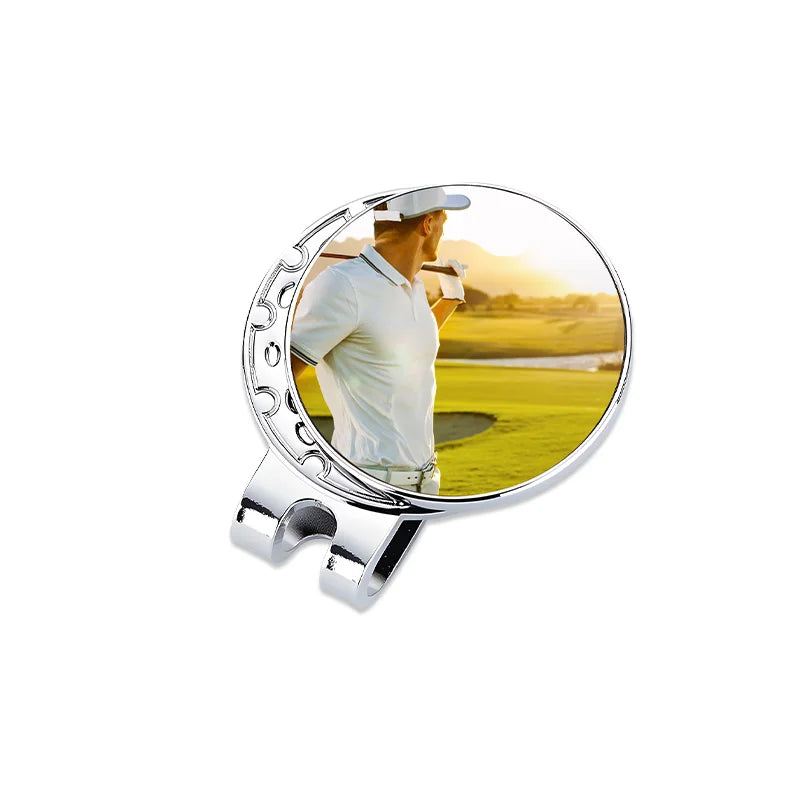Golf Ball Marker with Magnetic Hat Clip
