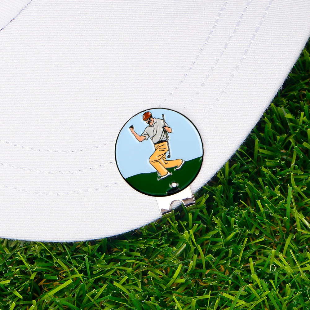 Magnetic Golf Ball Marker with Hat Clip – 25mm Metal Marker, Multiple Styles